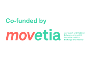 Text: Co-founded by the Movetia